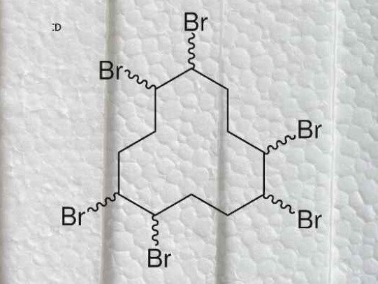 Skeletformule van een HBCD-molecuul | © CRB Analyse Service GmbH